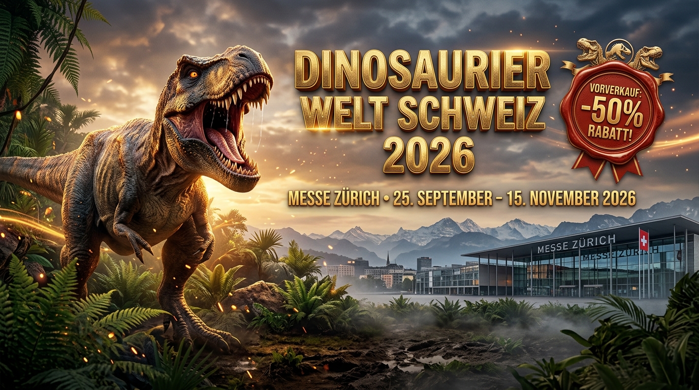 DINOSAURIER WELT FESTIVAL ZÜRICH 2026